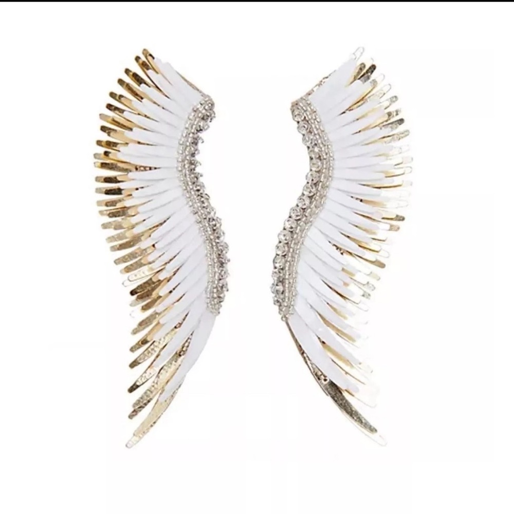Mignonne Gavigan White Gold Madeline Earrings - Picture 5 of 7
